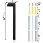 Black House Number Modern House Number House Number Sign tag1