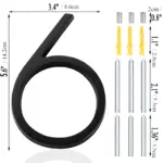 Black House Number Modern House Number House Number Sign tag1