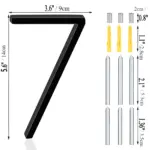 Black House Number Modern House Number House Number Sign tag1