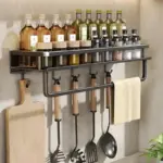 Black_Kitchen_Rack_Easy_to_mount_on_the_wall_-_-_tag1_-4155986 Black Kitchen Rack Easy to mount on the wall tag1