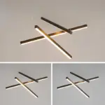 Black LED Pendant Lamp Style Minimalist Metal for Lobby tag1