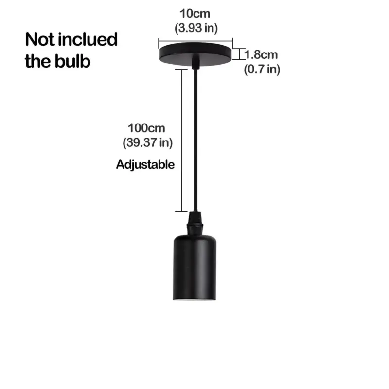 Black Metal Cage Pendant Light Retro Industrial Charm