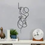 Black Metal Wall Art Abstract wall sculpture tag1