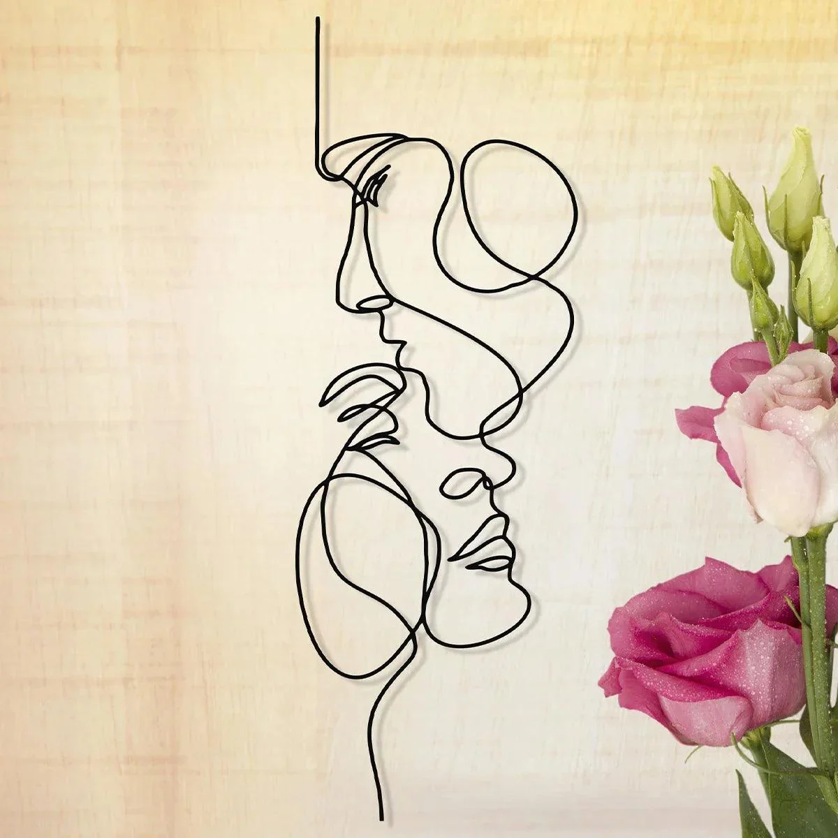 Black Metal Wall Art | Abstract wall sculpture -  - #tag1#