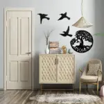 Black Metal Wall Art Home Decor tag1