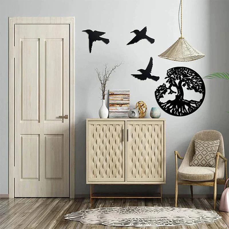 Black Metal Wall Art Home Decor -  - #tag1#