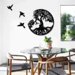 Black Metal Wall Art Home Decor tag1