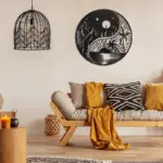 Black Metal Wall Art Home Decor tag1