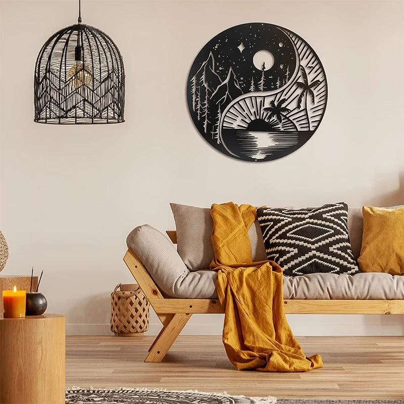 Black Metal Wall Art Home Decor -  - #tag1#