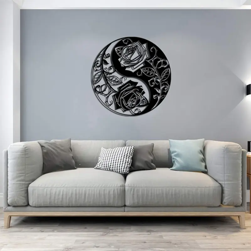Black Metal Wall Art Home Decor tag1