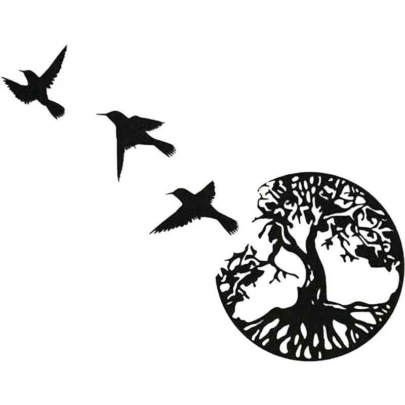 Black Metal Wall Art Home Decor -  - #tag1#