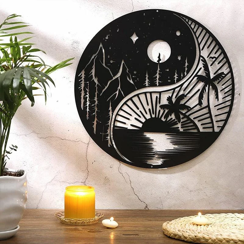 Black Metal Wall Art Home Decor -  - #tag1#