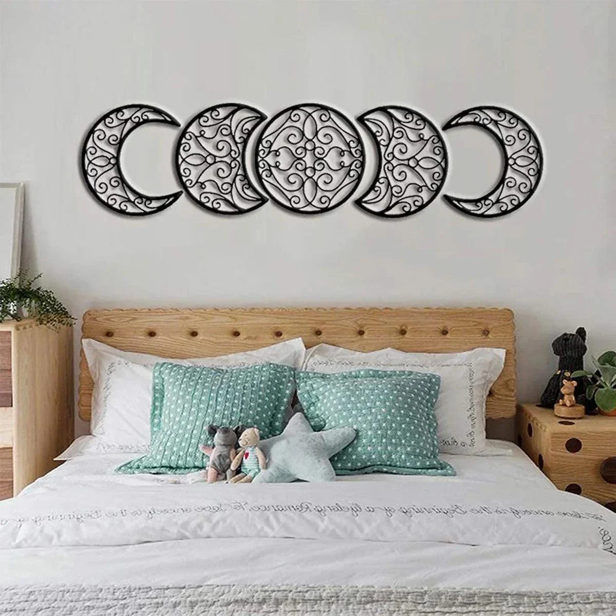 Black Moon Phase Wall Hanging -  - #tag1#