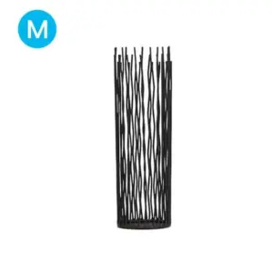 Black Morden Metal Hollow Out Metal Iron Candle Holder Cage