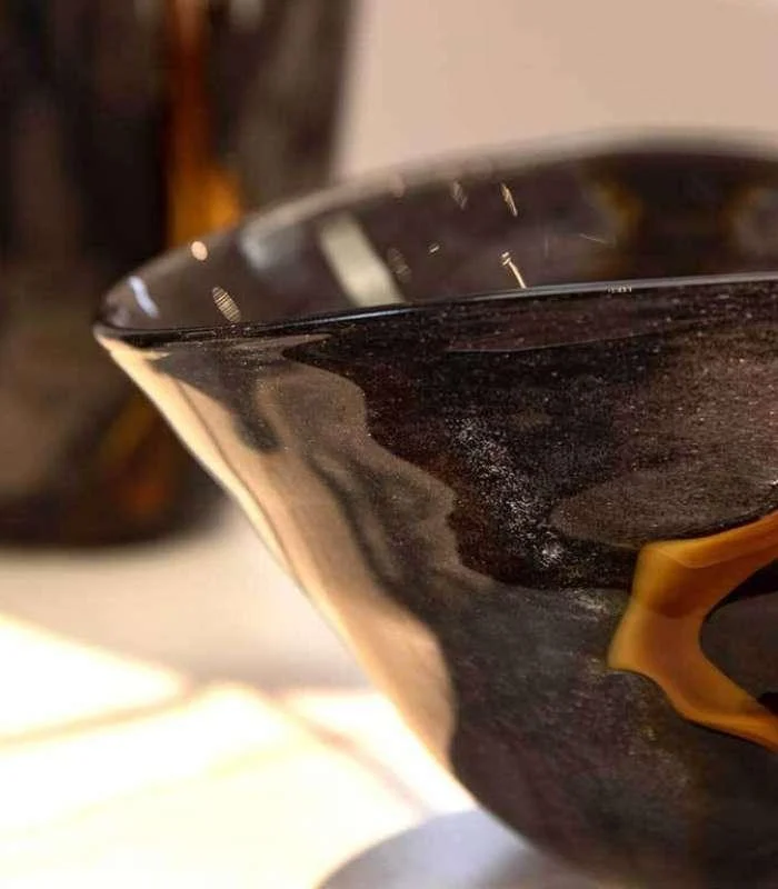 Black Orion Tabletop Vase Glass -  - #tag1#