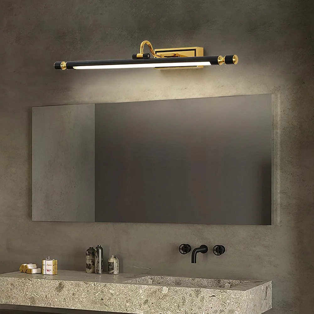 Black Simple LED Bathroom Mirror Wall Lamp -  - #tag1#