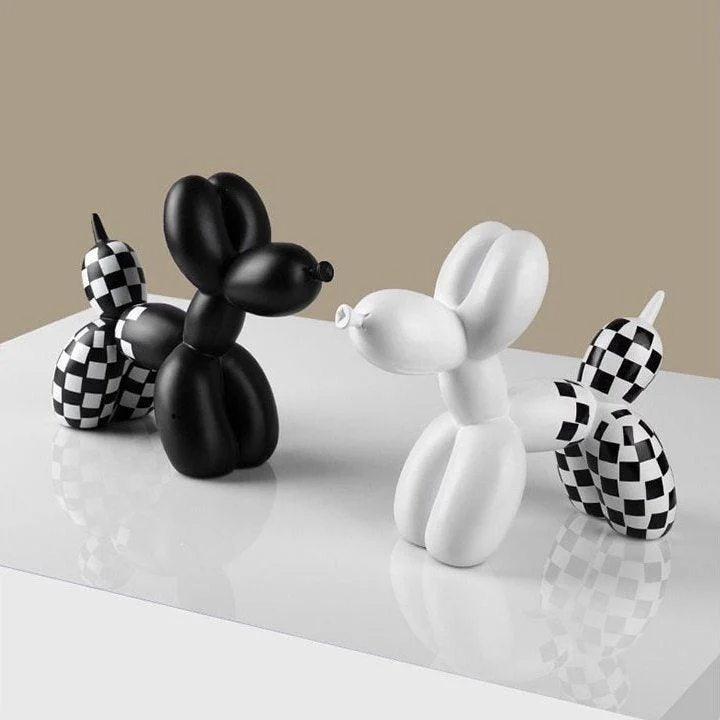 Black & White Balloon Dog -  - #tag1#