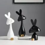 Black_White_Cartoon_Resin_Statue_-_-4138318 Black White Cartoon Resin Statue