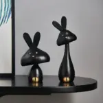 Black_White_Cartoon_Resin_Statue_-_-4138324 Black White Cartoon Resin Statue