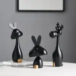 Black_White_Cartoon_Resin_Statue_-_-4138328 Black White Cartoon Resin Statue