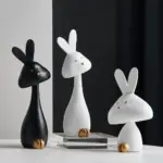 Black_White_Cartoon_Resin_Statue_-_-4138334 Black White Cartoon Resin Statue