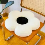 Black_White_Flower_Plush_Pillow_Cushion_-_-_tag1_-4151241 Black White Flower Plush Pillow Cushion tag1