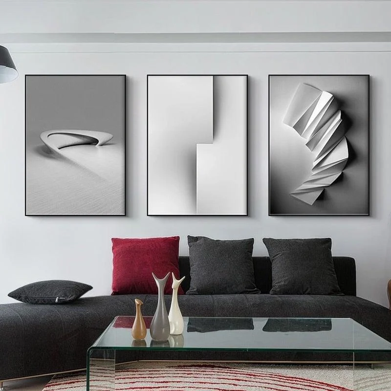 Black White Geometry Space -  - #tag1#