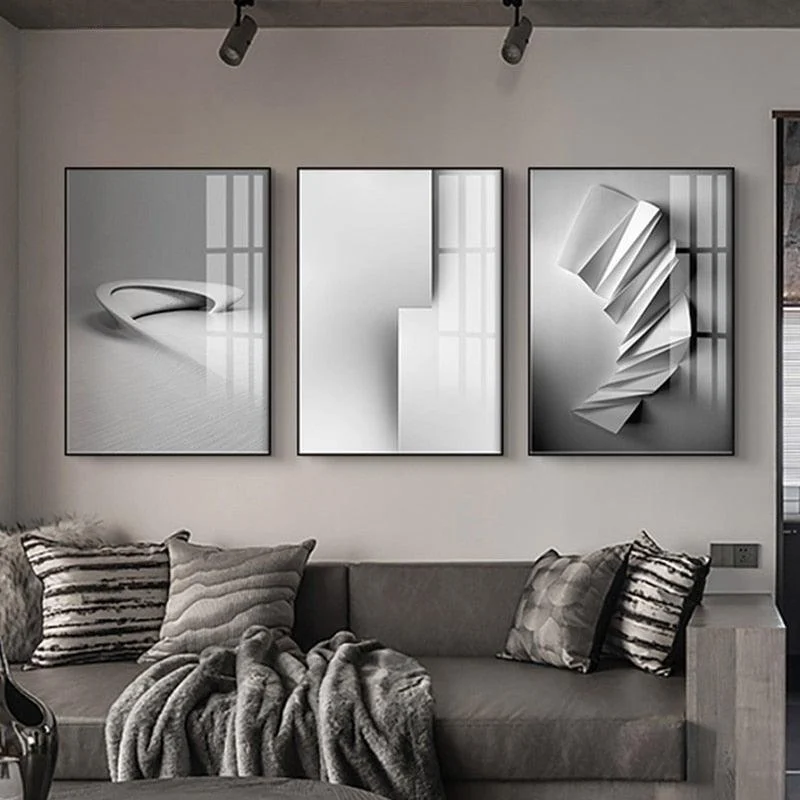 Black White Geometry Space - - #tag1#