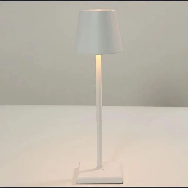 Black White Nordic Small Lamp Lighting LED Charging Decoration -