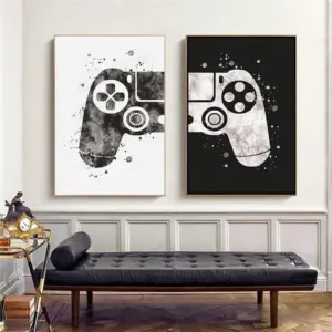 Black & White PS Controller
