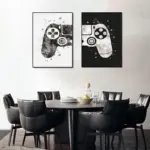 Black_White_PS_Controller_-_-_tag1_-4151323 Black White PS Controller tag1