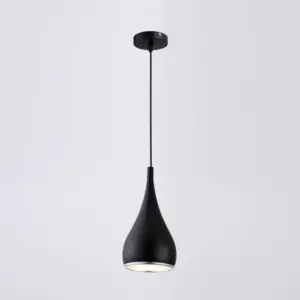 Black, White & Silver Minimalist LED Pendant Lights