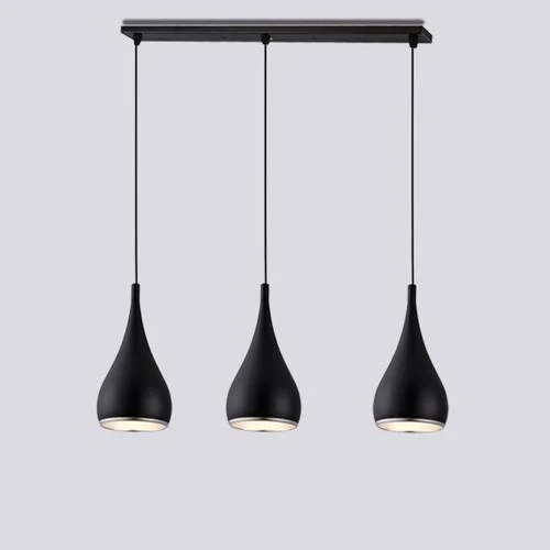 Black, White & Silver Minimalist LED Pendant Lights -  - #tag1#