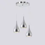 Black White Silver Minimalist LED Pendant Lights tag1
