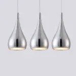 Black White Silver Minimalist LED Pendant Lights tag1