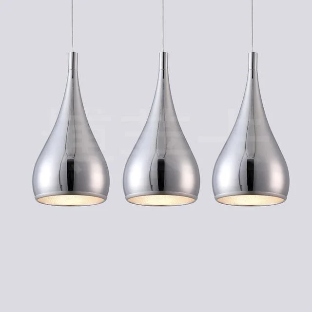 Black, White & Silver Minimalist LED Pendant Lights -  - #tag1#