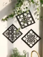 Black Wooden Wall Decor tag1
