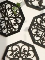 Black Wooden Wall Decor tag1
