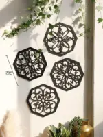Black Wooden Wall Decor tag1