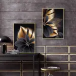 Black_and_Gold_Tropical_Leaf_-_-_tag1_-4151499 Black and Gold Tropical Leaf tag1