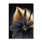 Black_and_Gold_Tropical_Leaf_-_-_tag1_-4151525 Black and Gold Tropical Leaf tag1