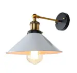 Black and White Vintage Wall Sconce Lamp Indoor Lighting Knob Switch tag1