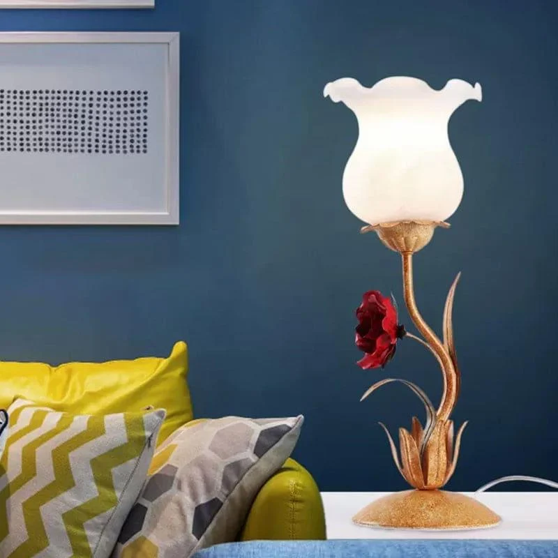 BloemLicht - Atmospheric Table Lamp with Floral Design -  - #tag1#