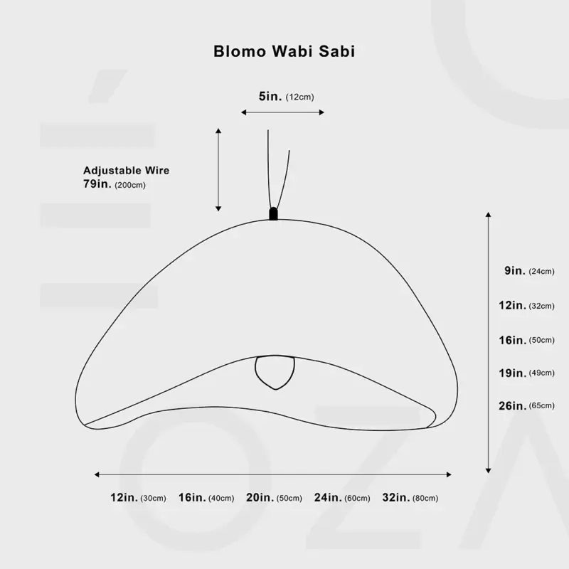 Blomo Wabi Sabi Pendant Lamp tag1