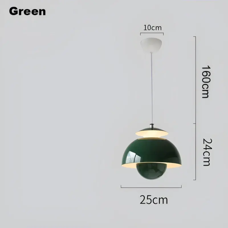 BlossomBud Pendant Light Slim Recessed Dome Pendant Lamp tag1