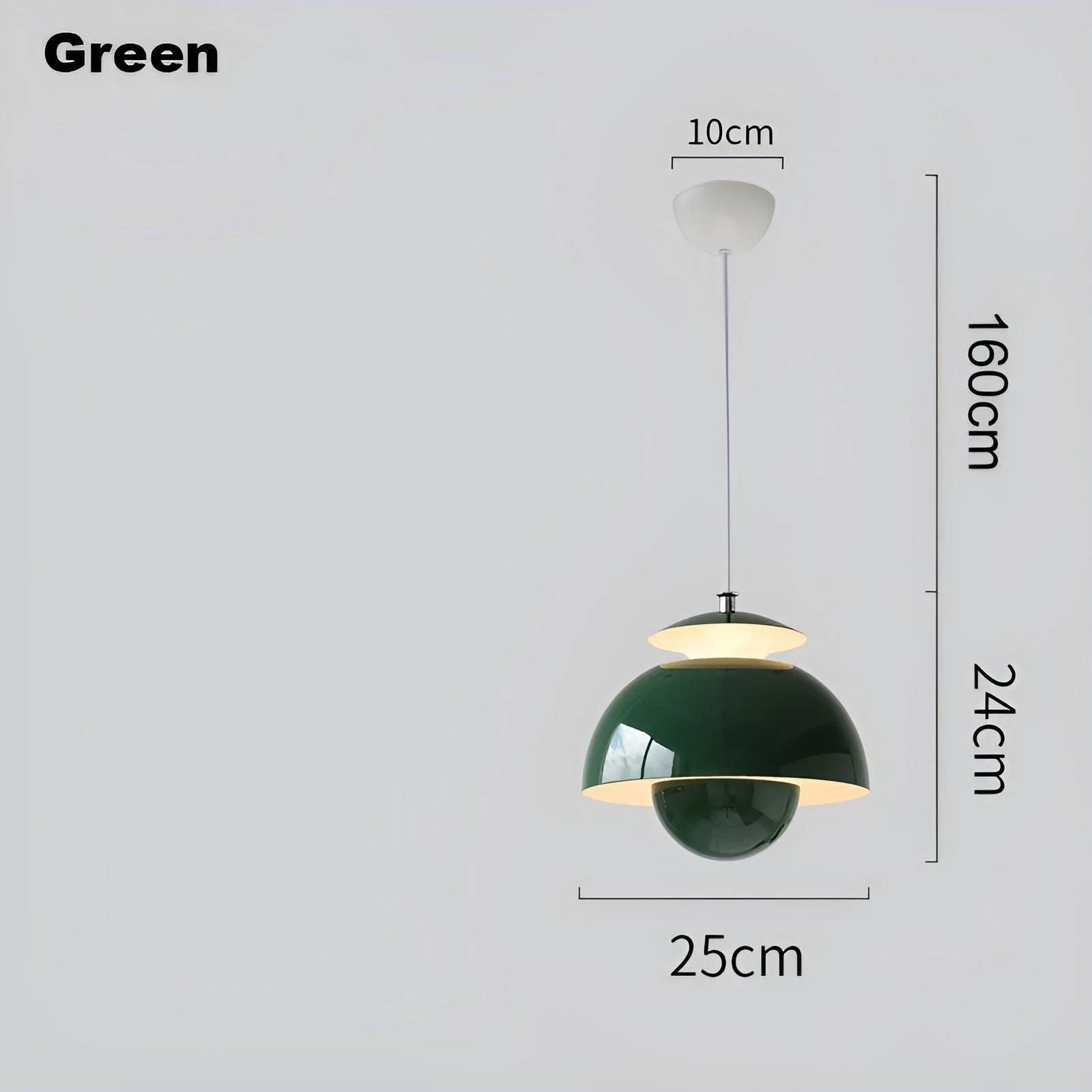 BlossomBud Pendant Light - Slim, Recessed Dome Pendant Lamp -  - #tag1#