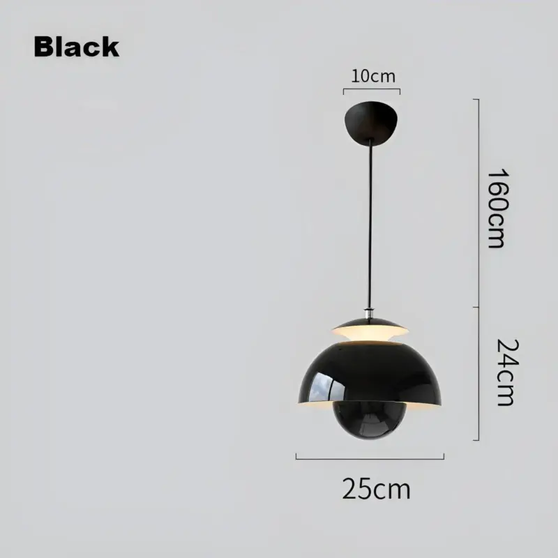 BlossomBud Pendant Light Slim Recessed Dome Pendant Lamp tag1