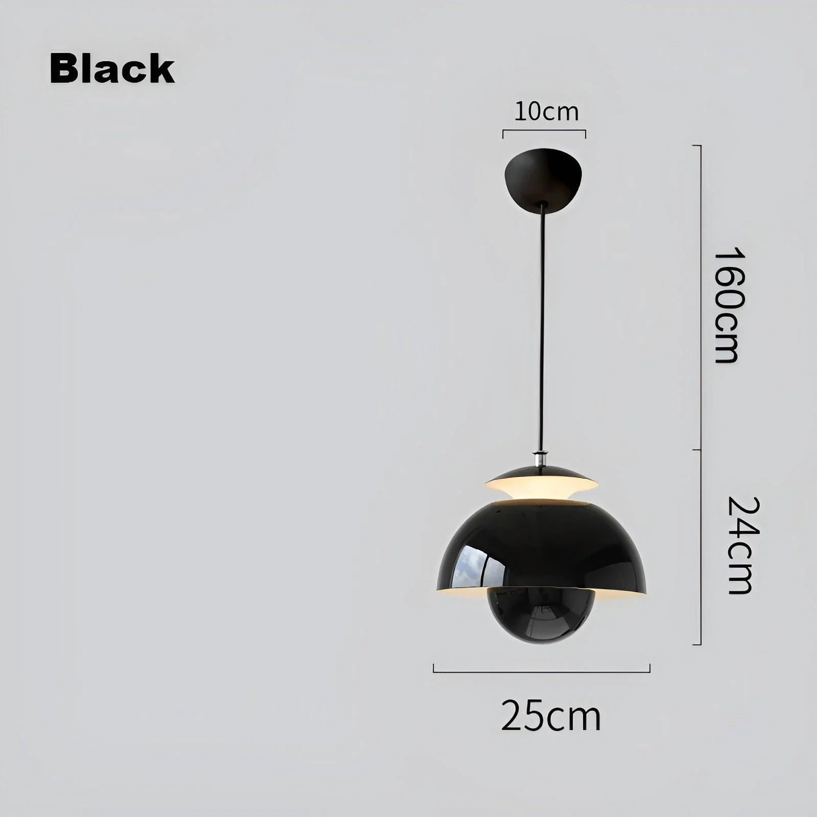 BlossomBud Pendant Light - Slim, Recessed Dome Pendant Lamp -  - #tag1#