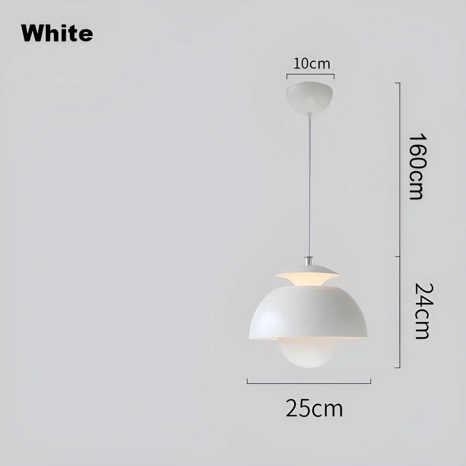 BlossomBud Pendant Light - Slim, Recessed Dome Pendant Lamp -  - #tag1#