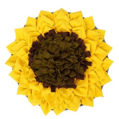 Blossom Snuffle: Sunflower Sniffing Pad for Pets -  - #tag1#